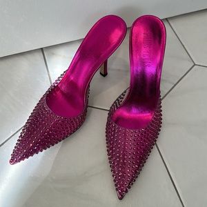 Paris Texas pink jeweled pumps - size 36